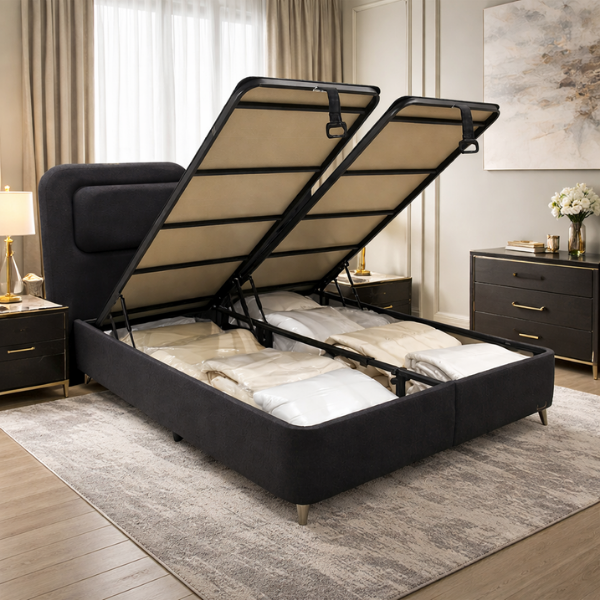 Navy Club - BASE & HEADBOARD